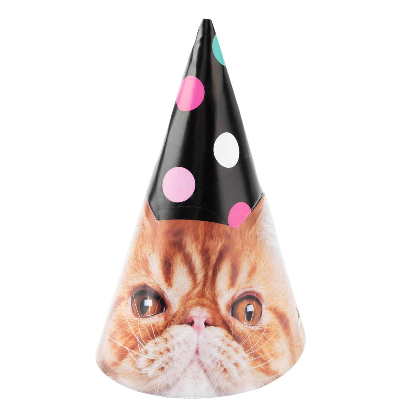 Набор колпаков на голову с резиновой лентой Funny Cats, 6 шт, ассорти, MX273 2
