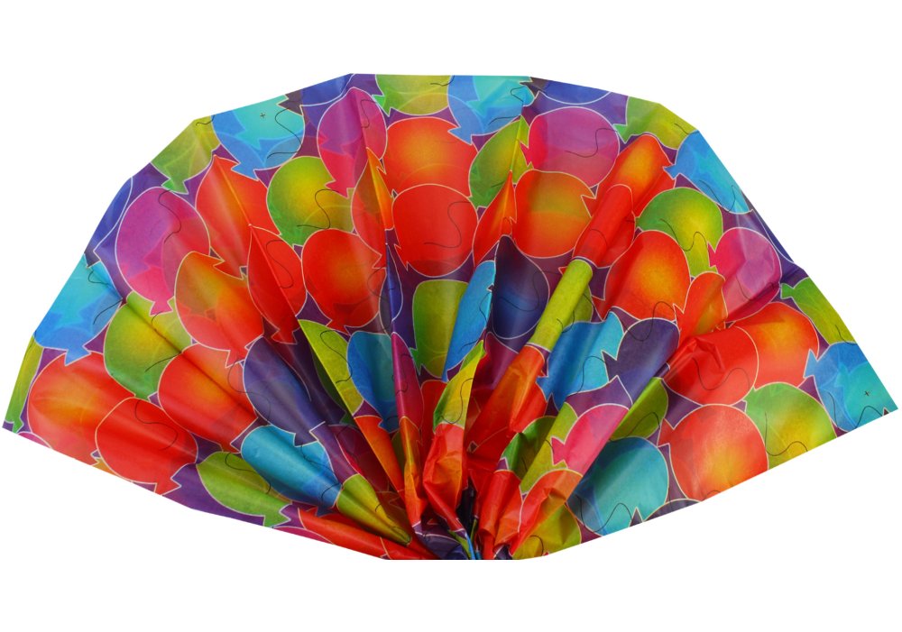 Бумага тишью, 50*70 см, 2 л., Balloons,MX62820 2
