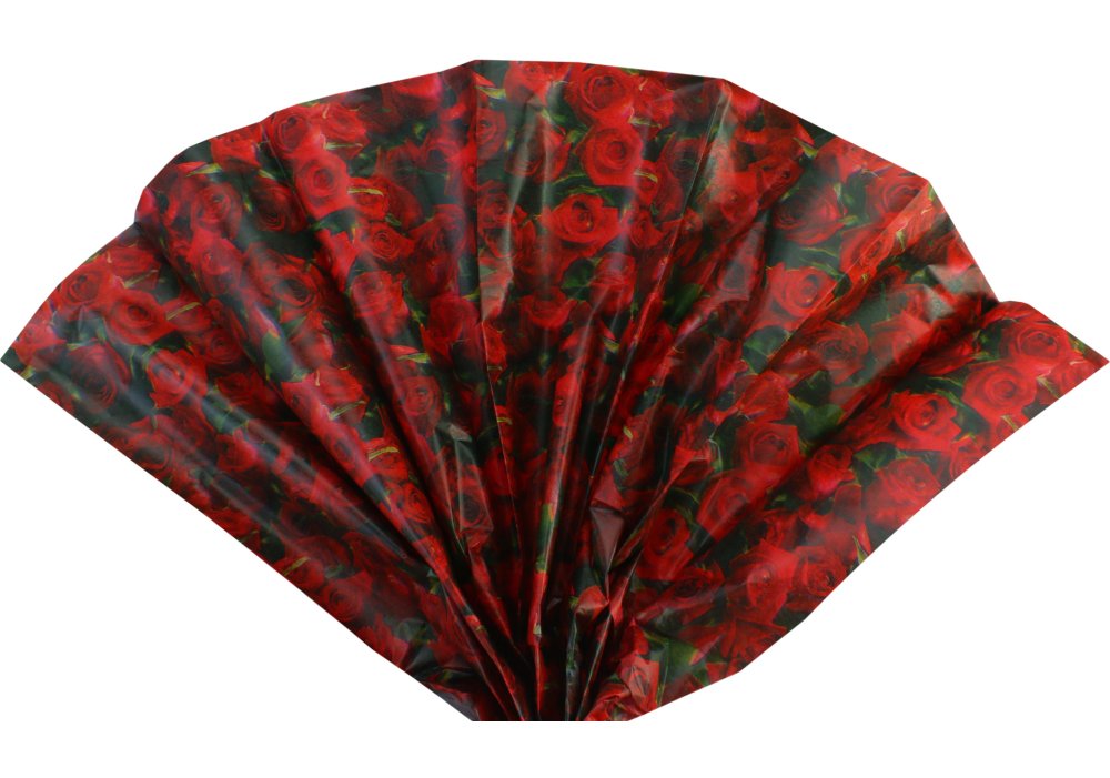 Бумага тишью, 50*70 см, 2 л., Roses,MX62821 2
