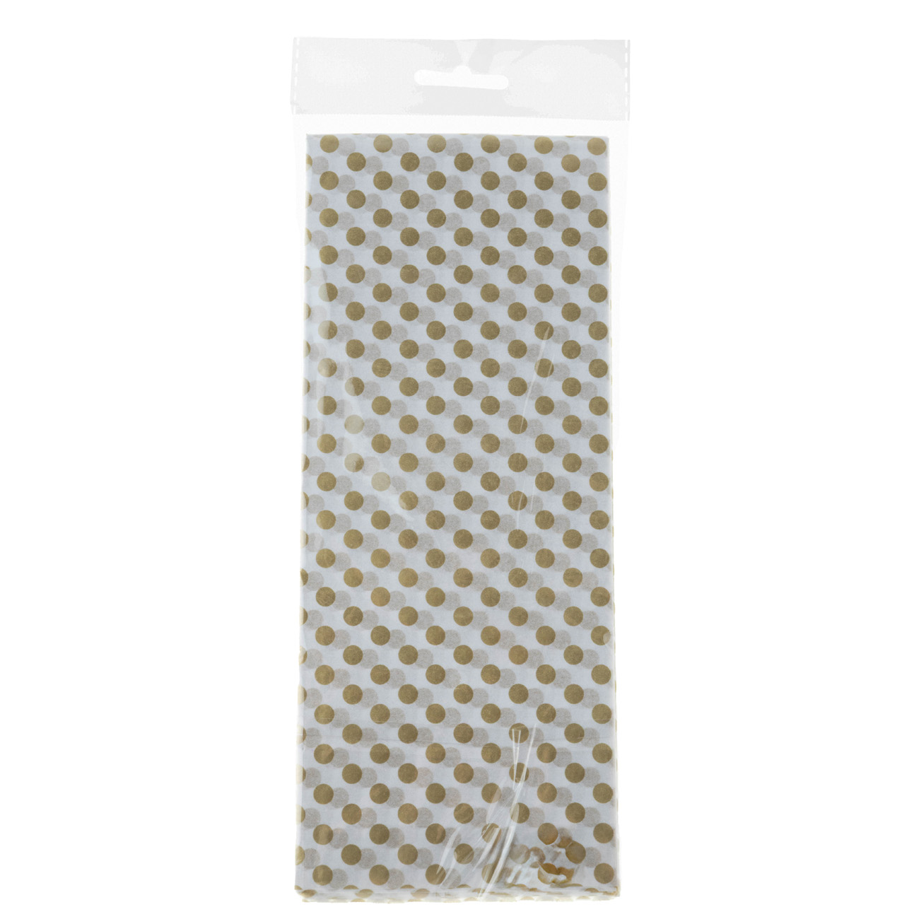 Бумага тишью, 50*70 см, 2 л., Golden Dots,MX62824 1