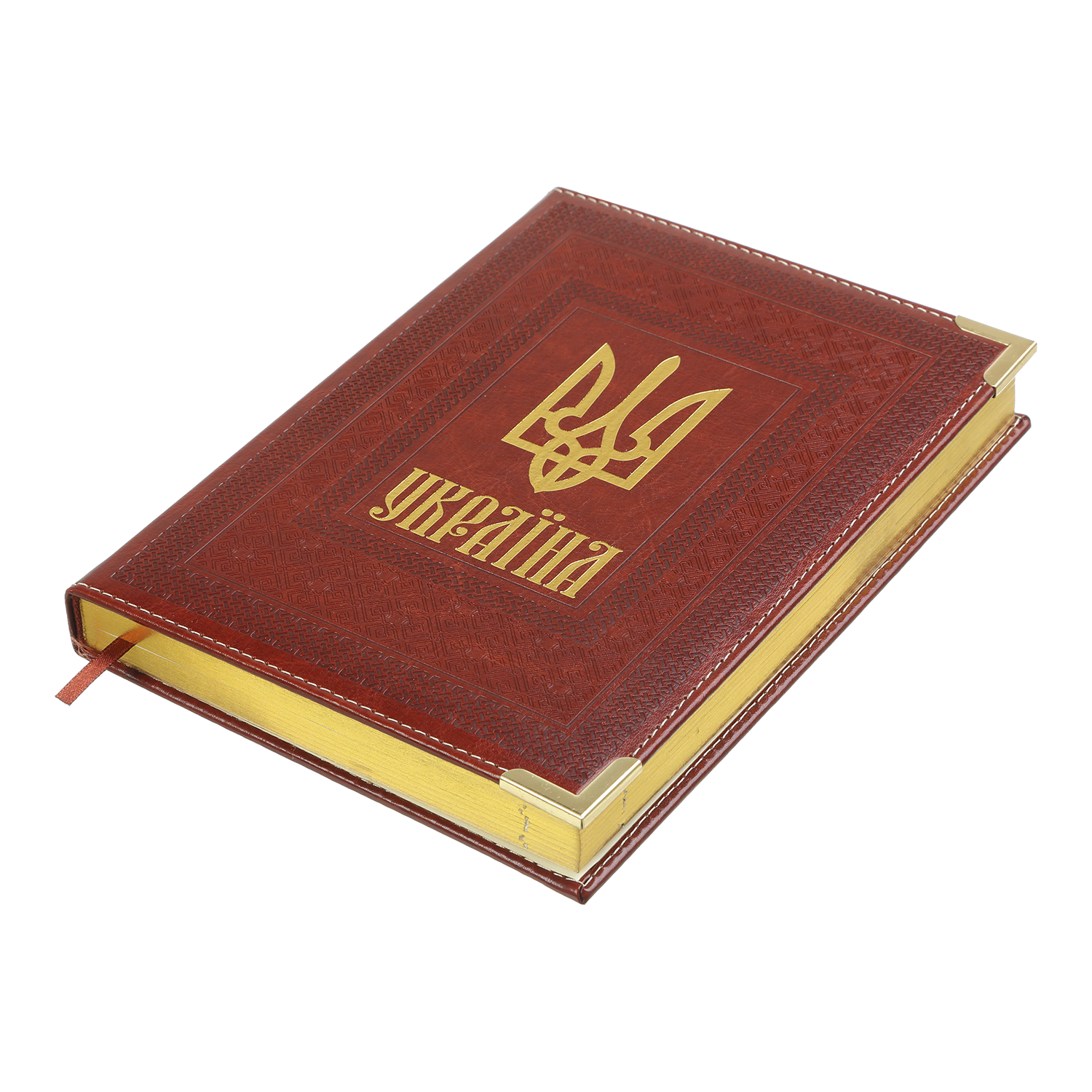 Щоденник датований A5, 2026 Statut, коричневий, BM.2176-18 1
