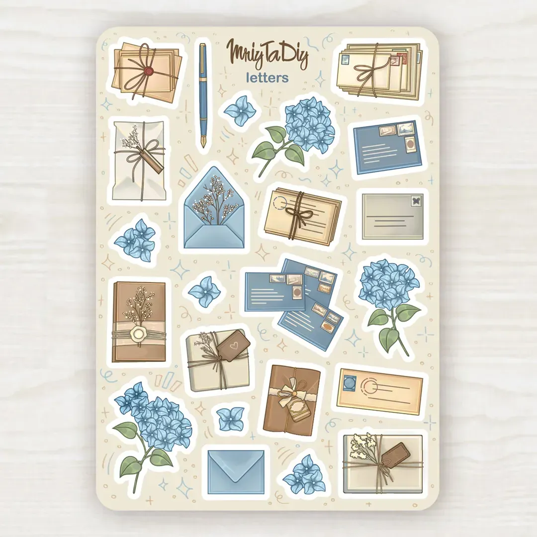 Стикер письмо с наклейками MriyTaDiy, "Letters"