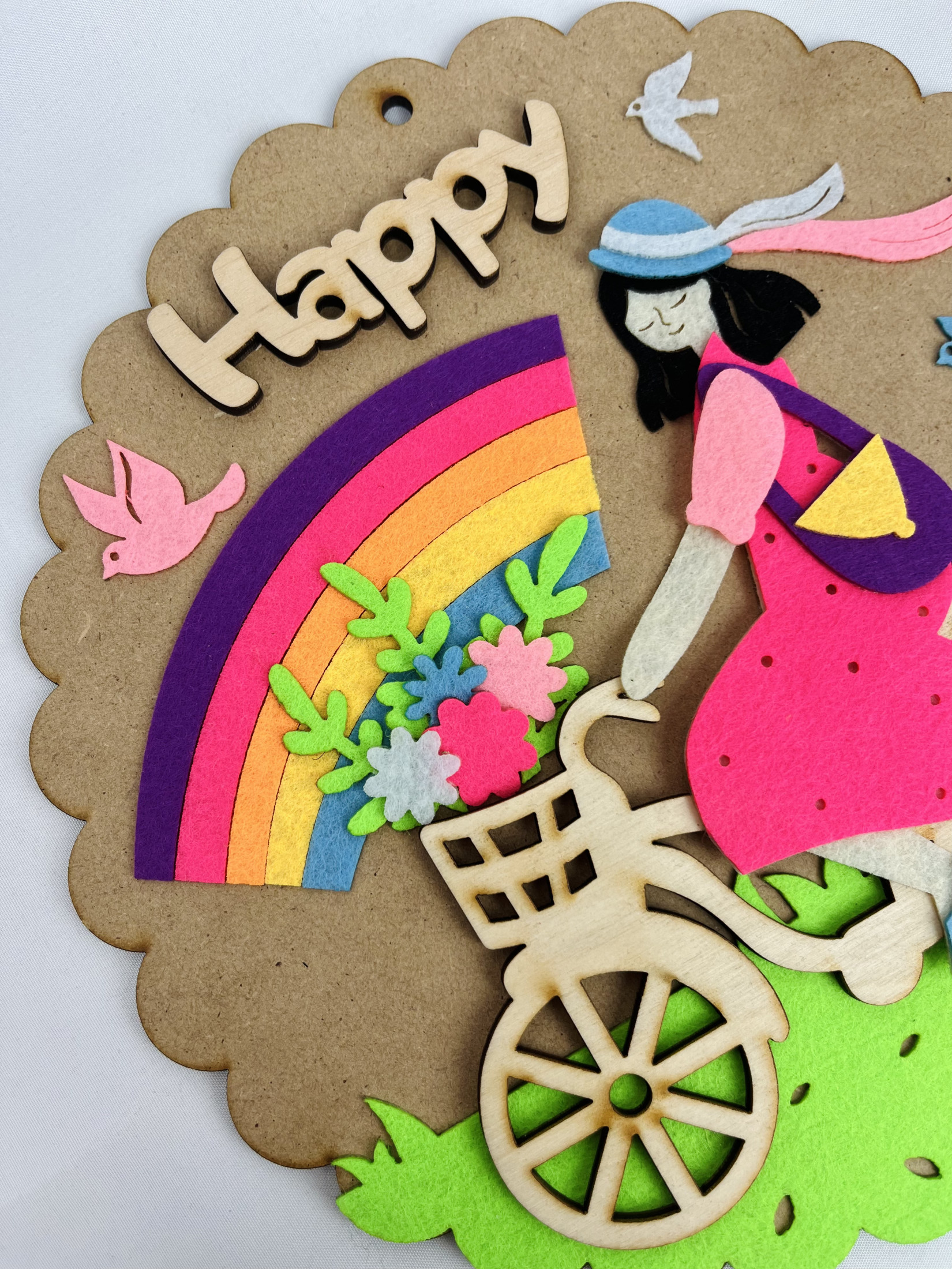 Набір для творчості "Виріб аплікація із фетру Happy", ФА-13 2