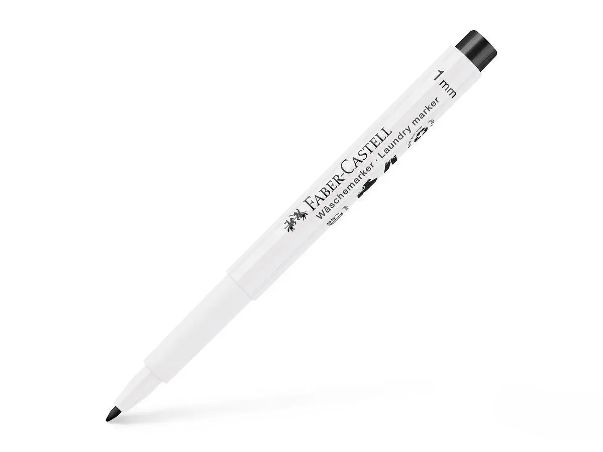 Маркер для ткани, черный, 159502 Faber-Castell