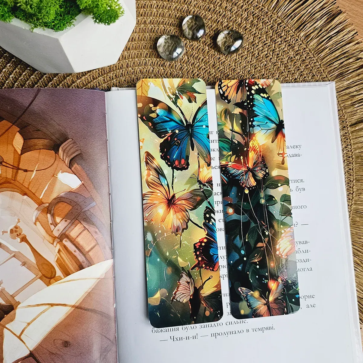 Закладка для книг MriyTaDiy, "Метелики", art bm-01,
