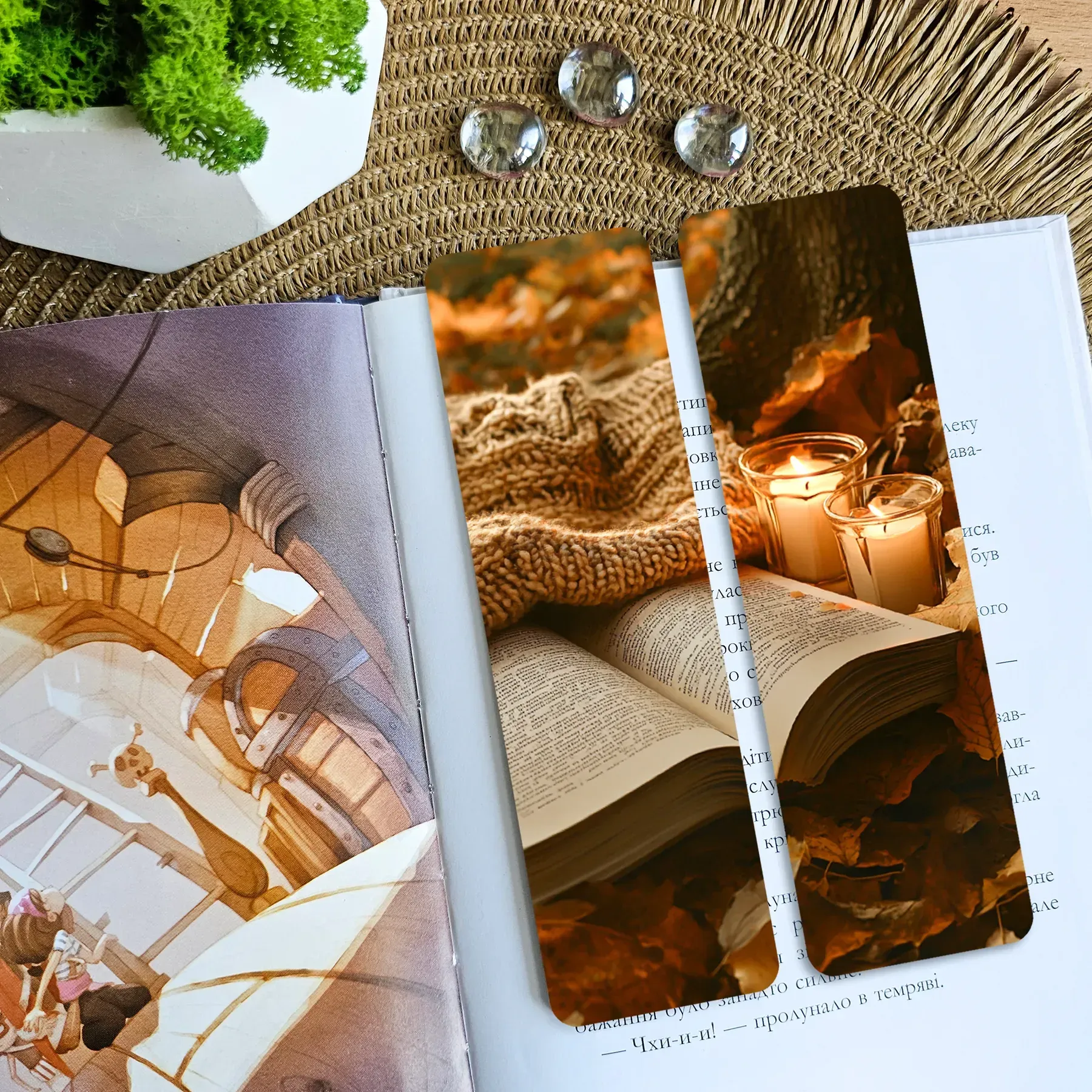 Закладка для книг MriyTaDiy, "Осіння історія", art bm-55