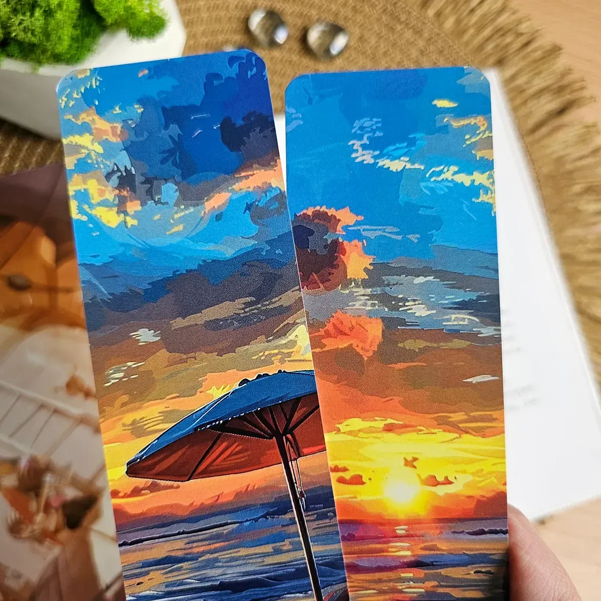 Закладка для книг MriyTaDiy, "Пляж", art bm-17 1