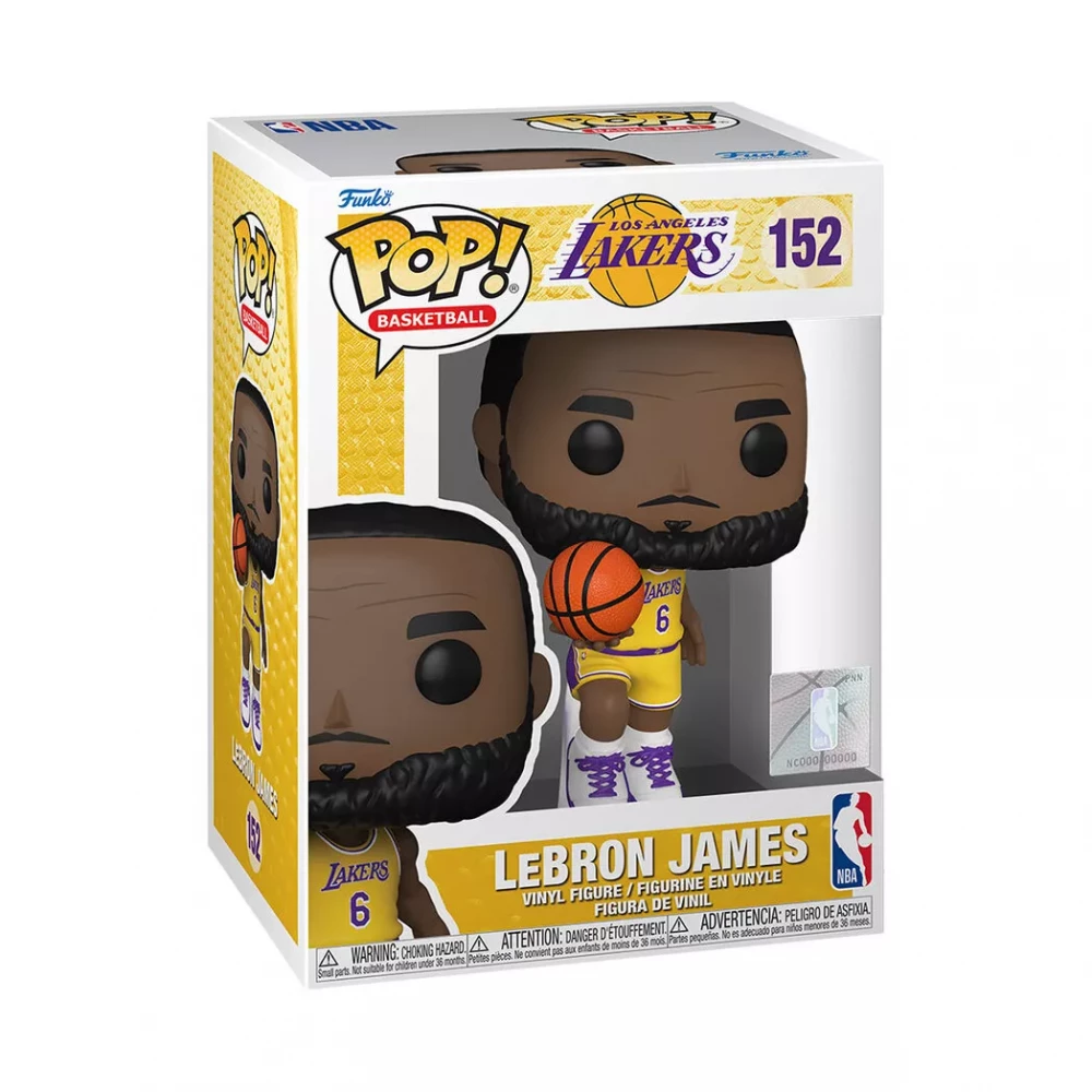 Фігурка Funko Pop! серії "НБА" - Леброн Джеймс в жовтій уніформі, 65792 1
