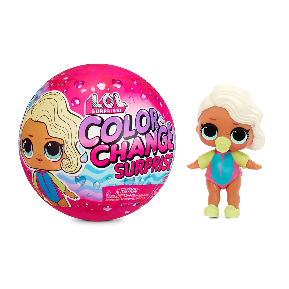 Набір ігровий з лялькою L.O.L. Surprise! "Color Change" - Сюрприз (в асорт., у дисплеї), 576341