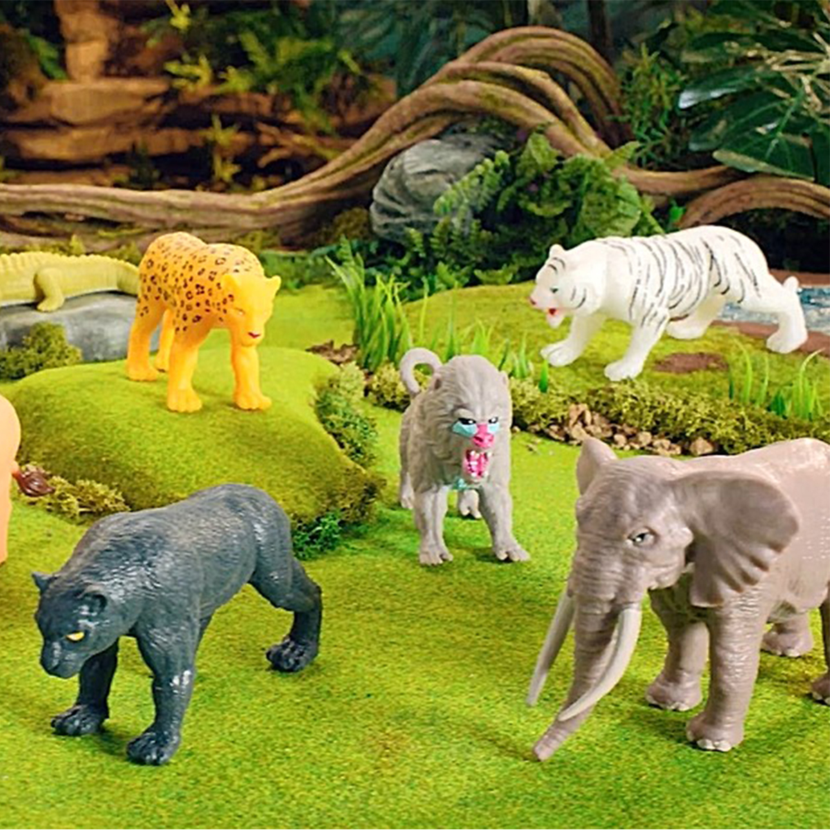 Стретч-іграшка у вигляді тварини серії "Legend of Animals Максі" - Хижаки джунглів (у диспл.), 30/CN23 3