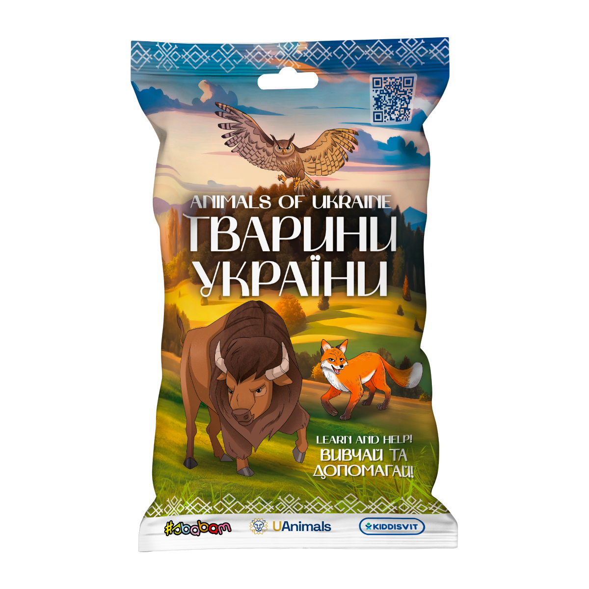 Стретч-іграшка у вигляді тварини - Тварини України (у диспл.), 1/CN25