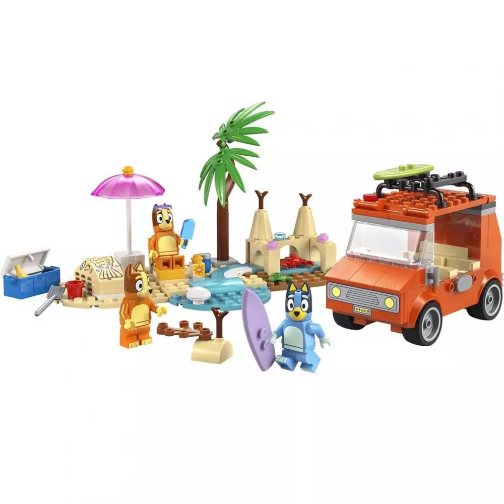 Конструктор Lego Bluey "Пляж и семейная поездка на автомобиле Блуи", 11202 2