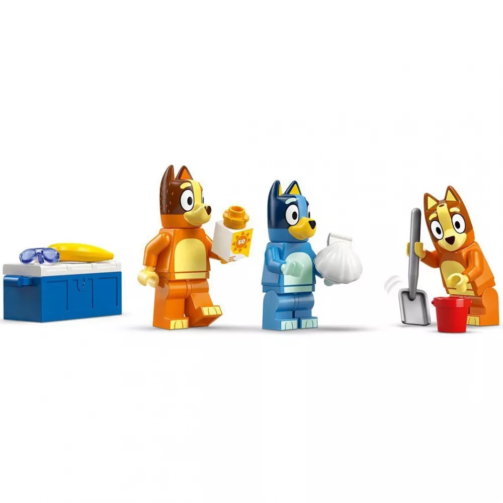 Конструктор Lego Bluey "Пляж и семейная поездка на автомобиле Блуи", 11202 5