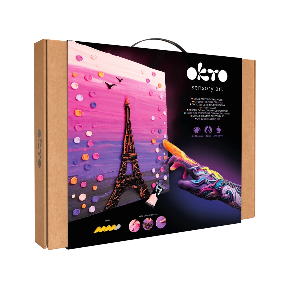Набір для створення об`ємної картини "#paris" 30*40 см, 10043, ТМ ОКТО