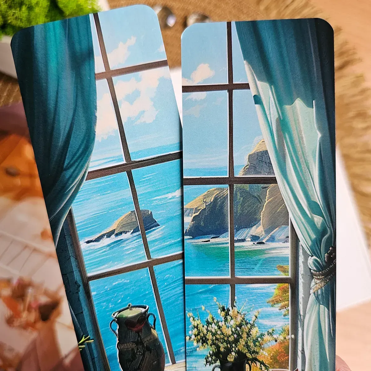 Закладка для книг MriyTaDiy, "Вікно на море", art bm-06 1