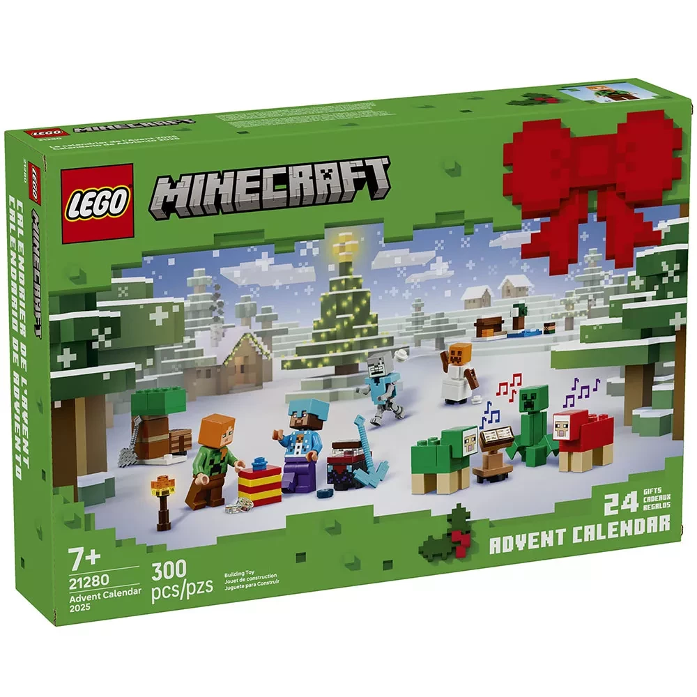Конструктор Lego Minecraft "Адвент календарь 2025", 21280