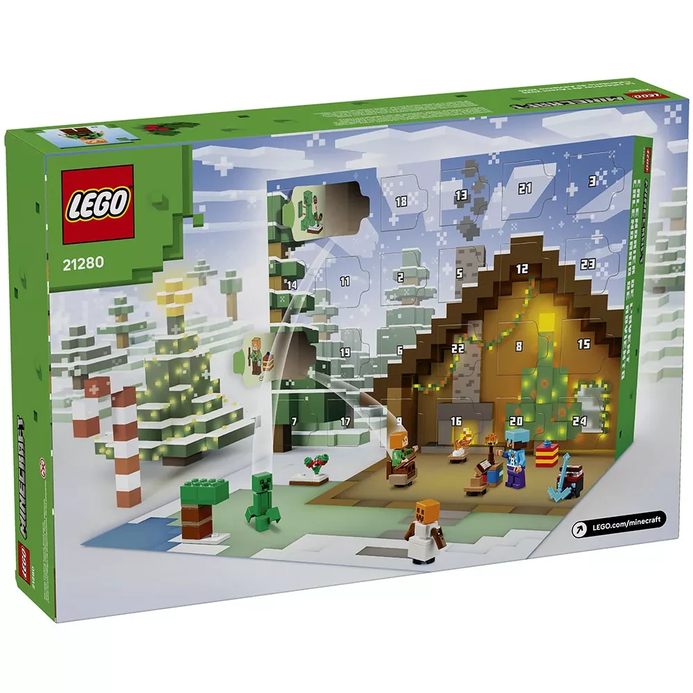 Конструктор Lego Minecraft "Адвент календарь 2025", 21280 1
