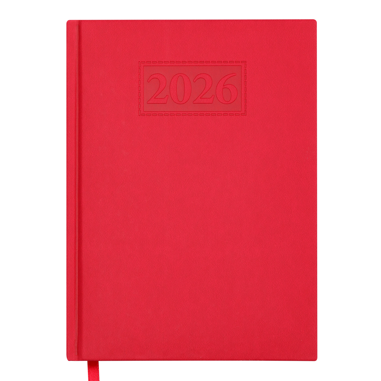 Дневник датированный A5, 2026 Gentle, красный, BM.2109-05