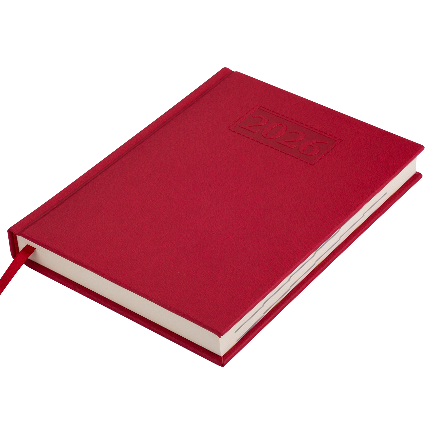 Дневник датированный A5, 2026 Gentle, красный, BM.2109-05 1