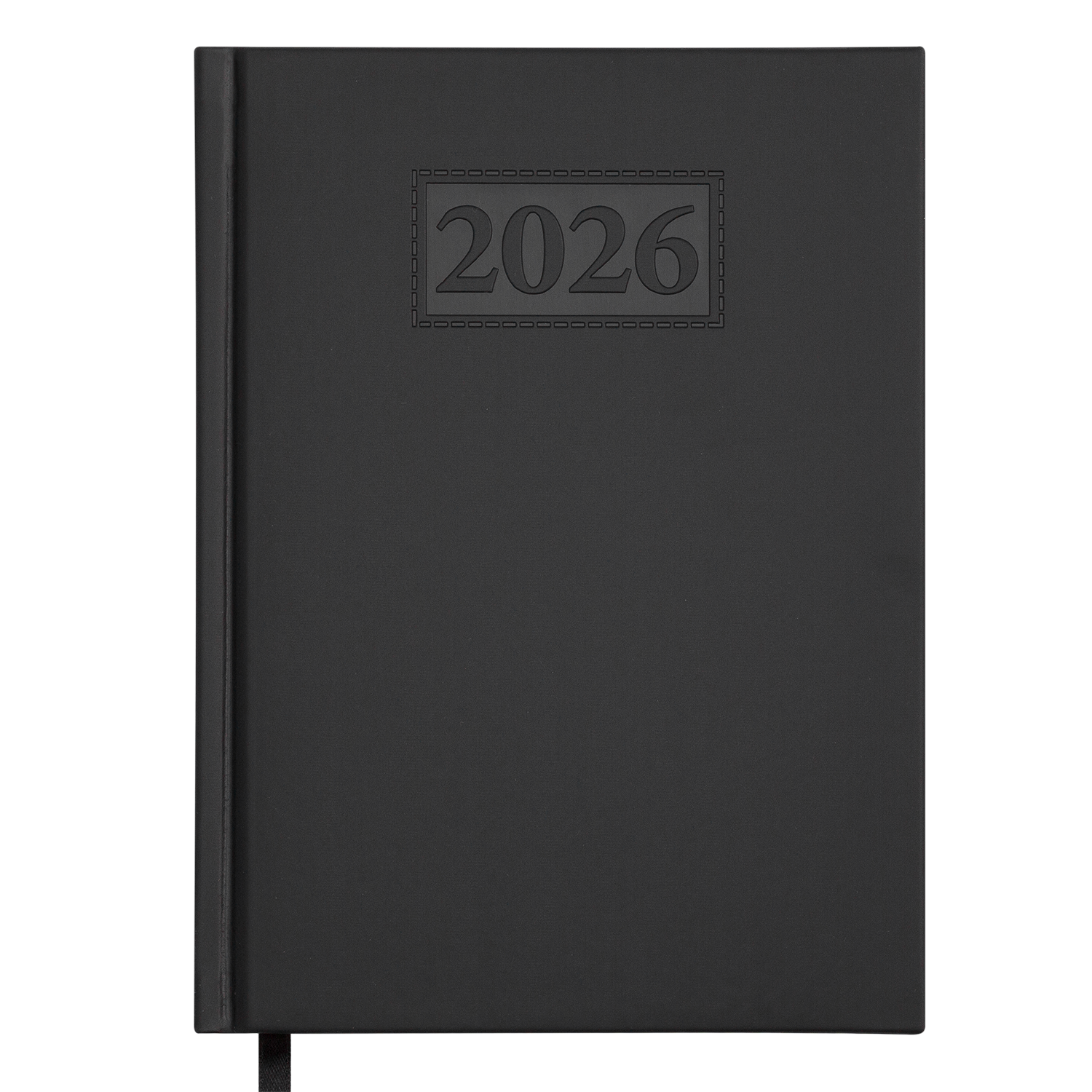 Дневник датированный A5, 2026 Gentle, черный, BM.2109-01