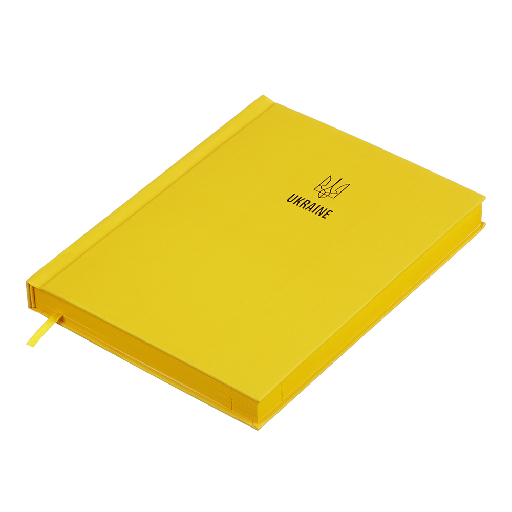 Щоденник датований A5, 2026 поліграфічний Patriot, жовтий, BM.2166-08 1