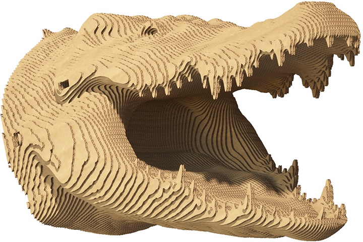 Картонний конструктор "Cartonic 3D Puzzle CROCODILE", CARTCROC 1