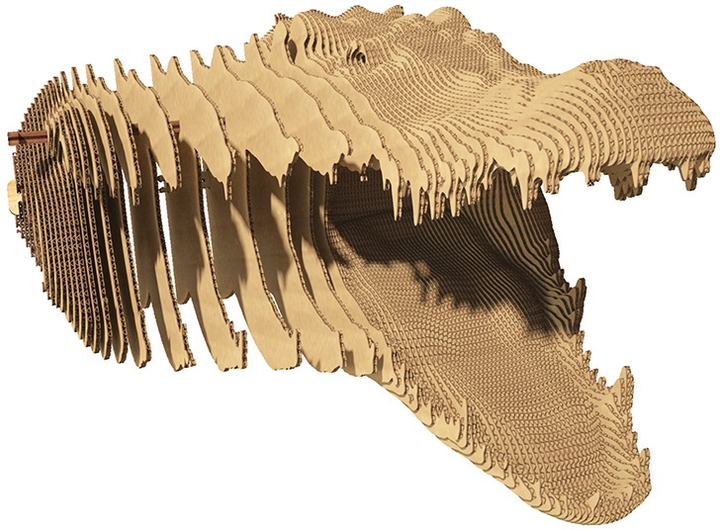 Картонний конструктор "Cartonic 3D Puzzle CROCODILE", CARTCROC 2