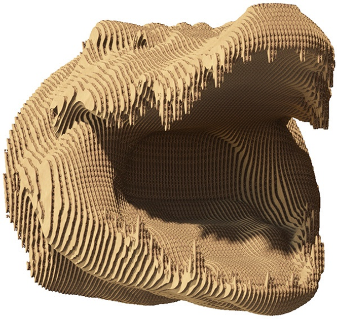 Картонний конструктор "Cartonic 3D Puzzle CROCODILE", CARTCROC 3