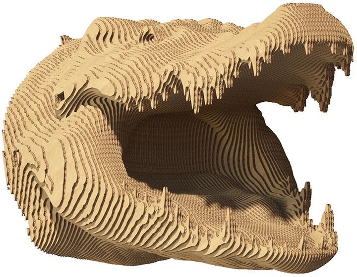 Картонний конструктор "Cartonic 3D Puzzle CROCODILE", CARTCROC 4