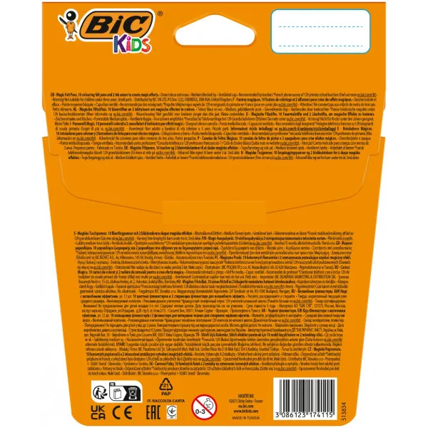 Фломастери 12 кол. Kids Magic, bc9202962, Bic 2