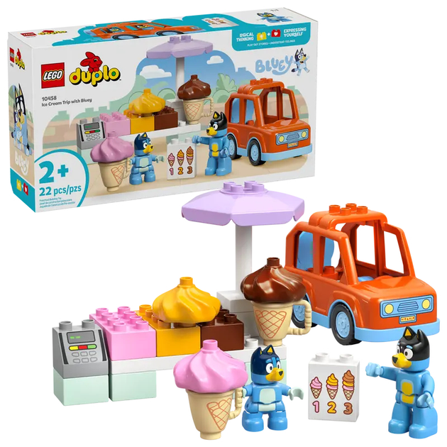 Конструктор Lego Duplo "Путешествие с мороженым из Блуи", 10458 1