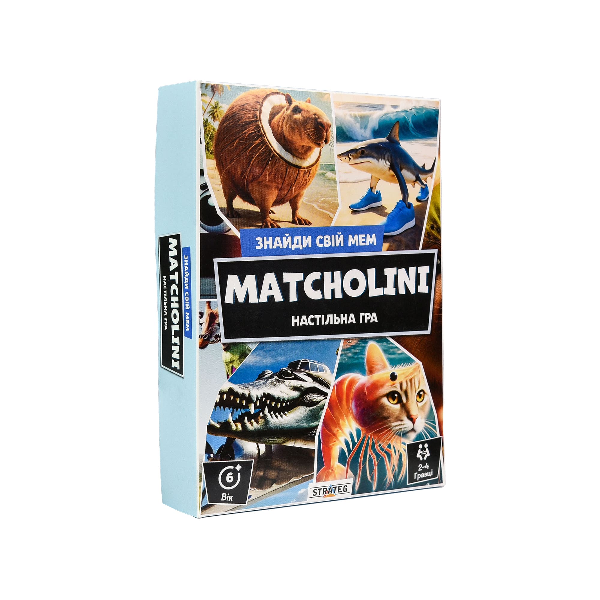 Гра настільна "Matcholini" (укр) 30919, ТМ "Strateg"