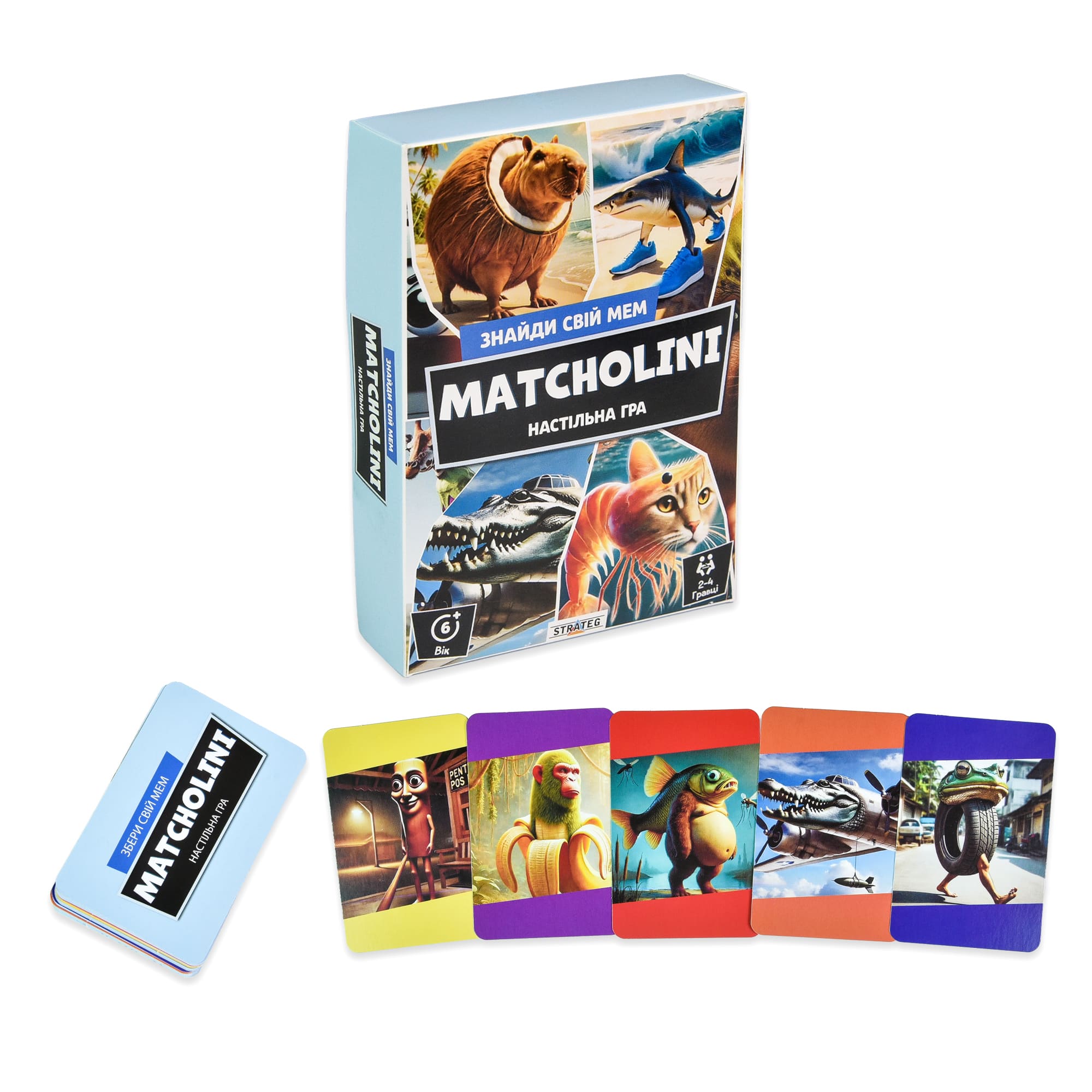 Гра настільна "Matcholini" (укр) 30919, ТМ "Strateg" 1