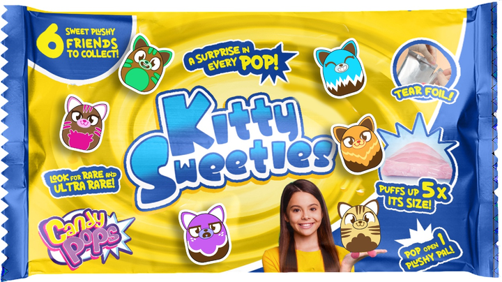 Мягкая игрушка "Сладенькие котята" Candy Pops, 2408003