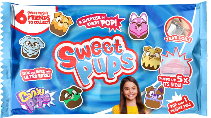 Мягкая игрушка "Сладкие щенки" Candy Pops, 2408001