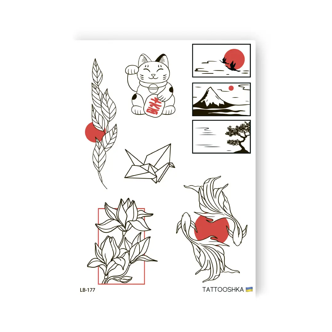 Тату  "ASIAN MOOD"