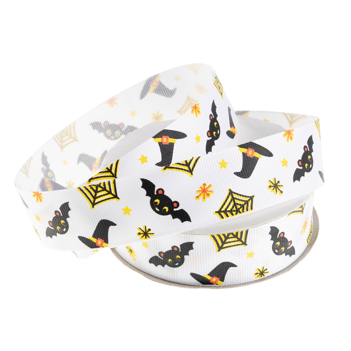 Лента репсовая Halloween, 2,5 cм-18 м