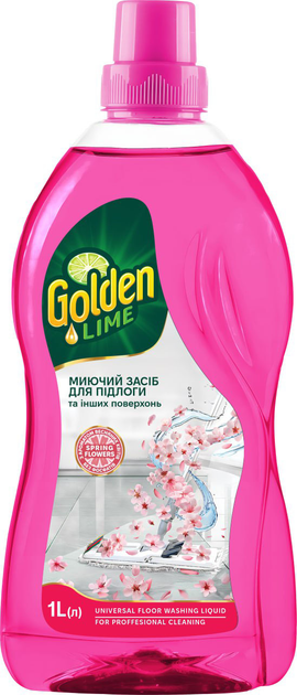 Засіб PRO миючий універсальний Golden Lime Весняні квіти, 1л , 25515220