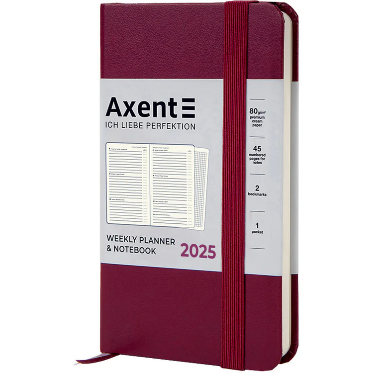Еженедельник 2022, Pocket Strong, 90*150, винный, 8508-22-46-A 1