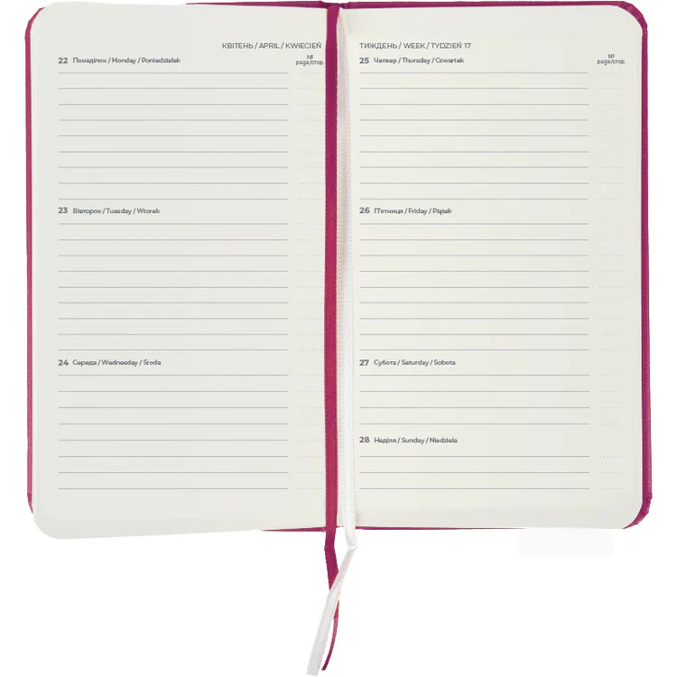 Еженедельник 2022, Pocket Strong, 90*150, винный, 8508-22-46-A 2