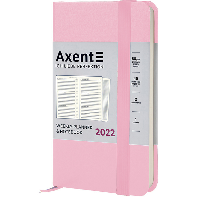 Щотижневик 2022, Pocket Strong, 90*150, світло-рожевий, 8508-22-49-A 1
