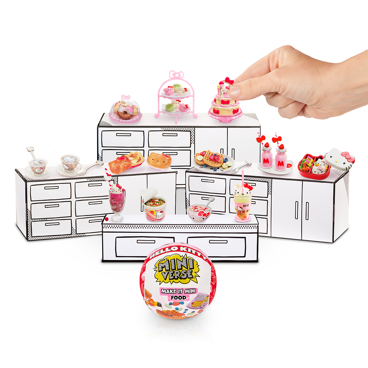 Ігровий набір MINIVERSE серії "Sanrio" S1 – Створи Смаколики в стилі Хеллоу Кітті (в асорт, в дисп), 515722 9