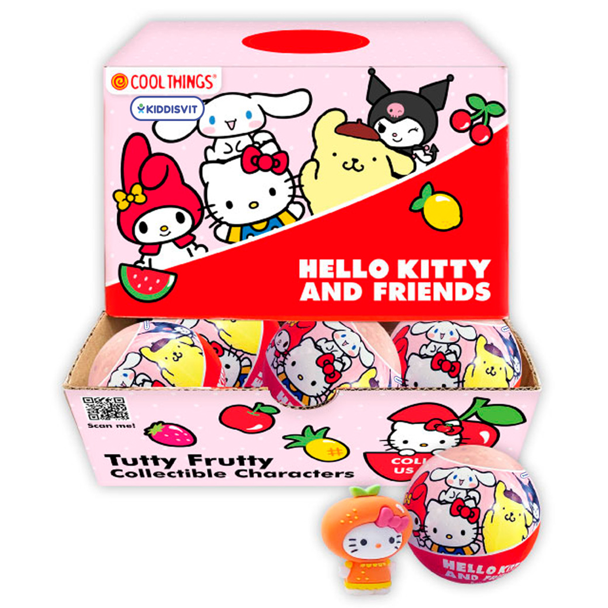 Фігурка-сюрприз у кулі COOL THINGS серії "Hello Kitty" - Тутті-Фрутті, HK028 2