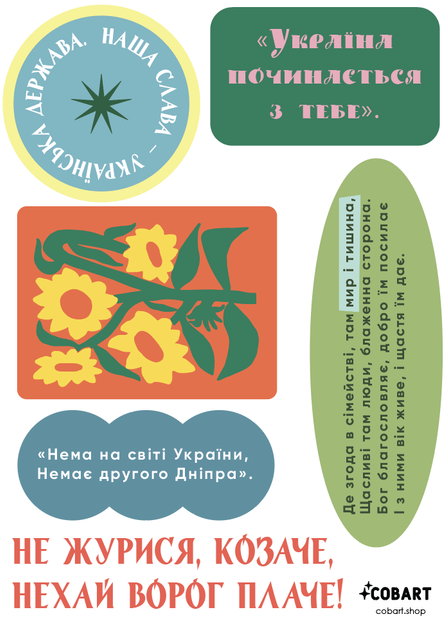 Набір стікерів 2D "Liberty" Cobart