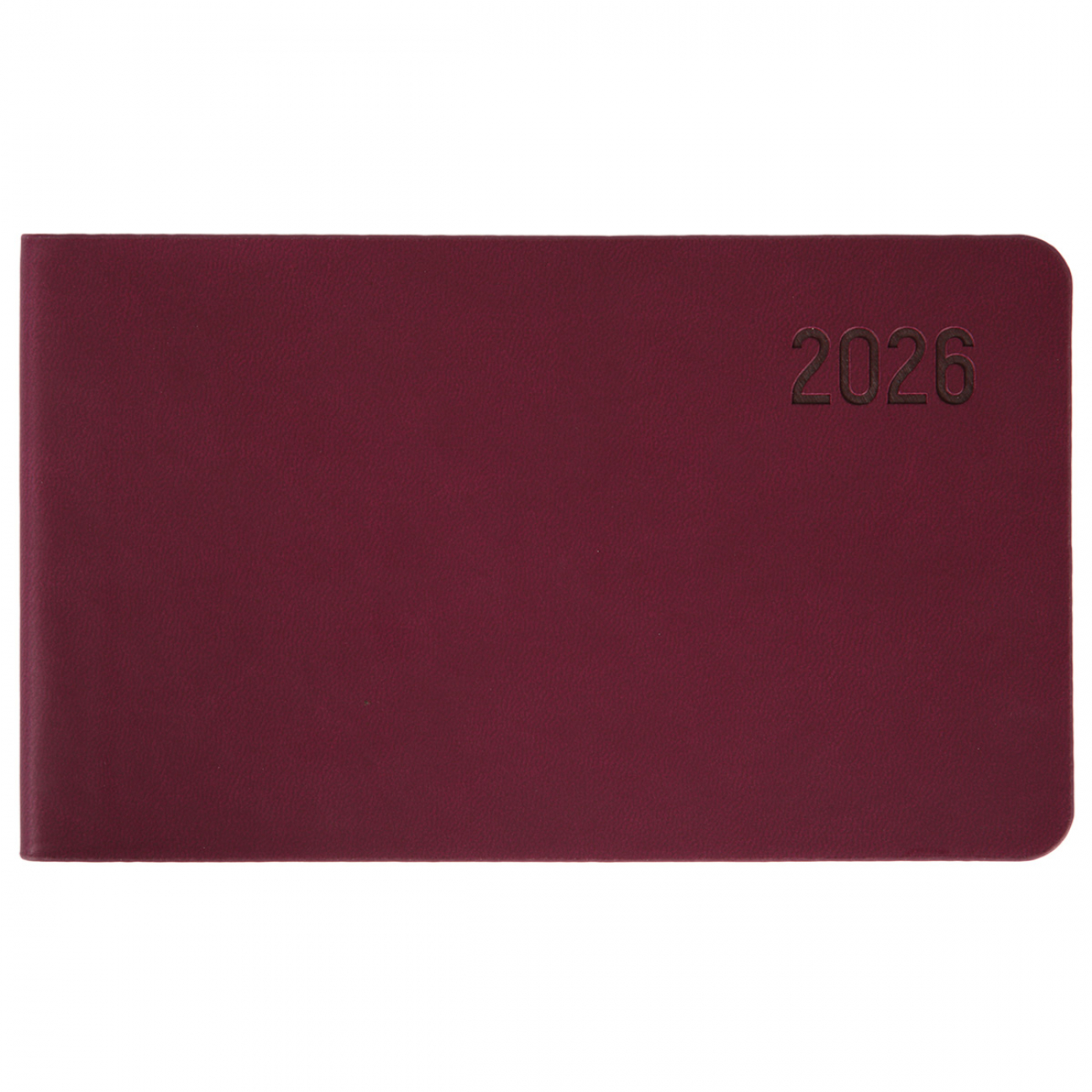 Щотижневик датований 2026 "Story" 10*17 см, м`який, винний, 128 стор., 252653, Leo Planner