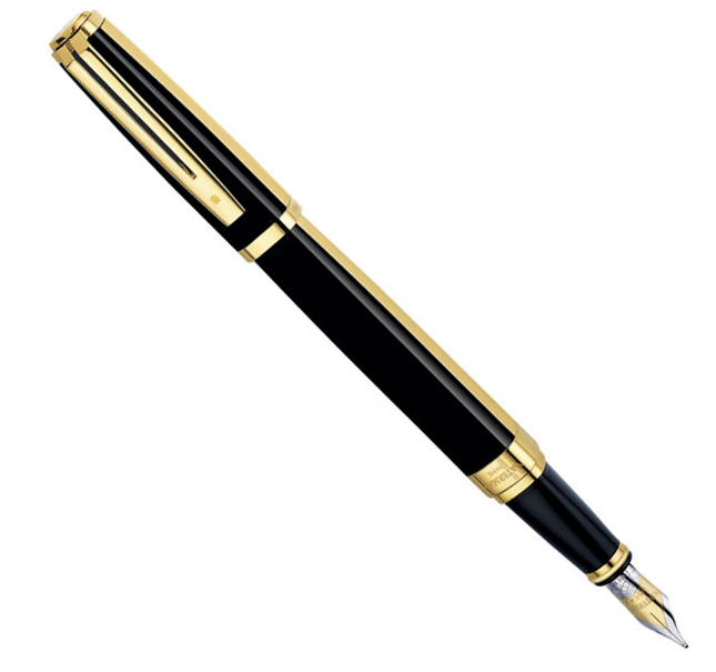 Ручка Waterman EXCEPTION Night/Day Gold GT  FP F, поз. перо, 11 025 3