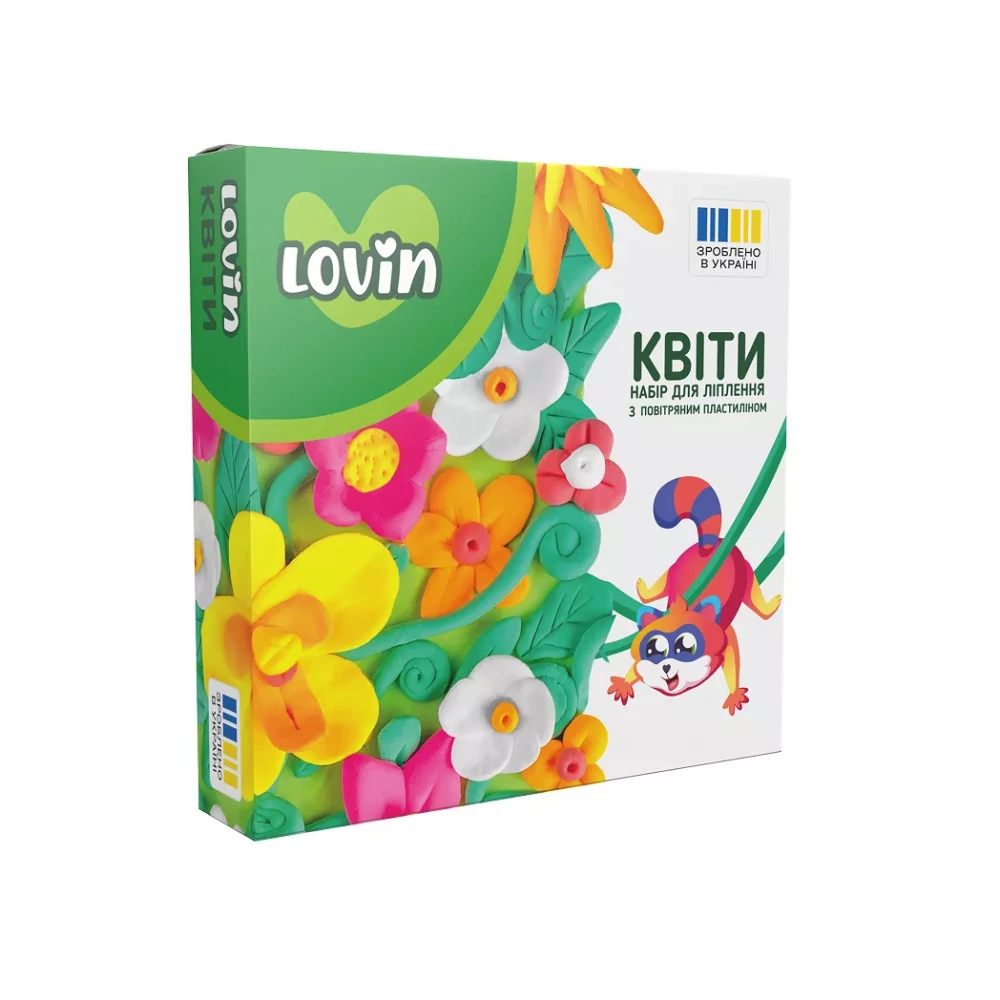 Набір для ліплення об’ємної картини "Квіти", 7000227, ТМ Lovin