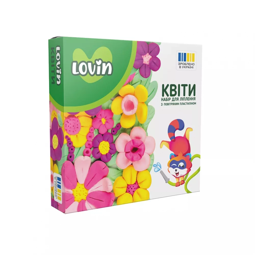 Набір для ліплення об’ємної картини "Квіти", 7000227, ТМ Lovin 1