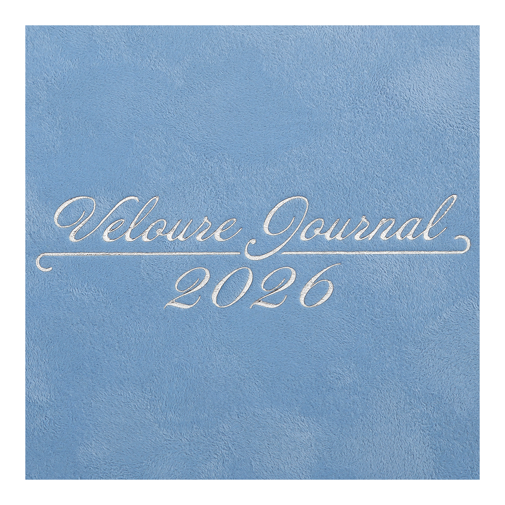 Щоденник датований A5, 2026 Velour, блакитний, BM.2134-14 3