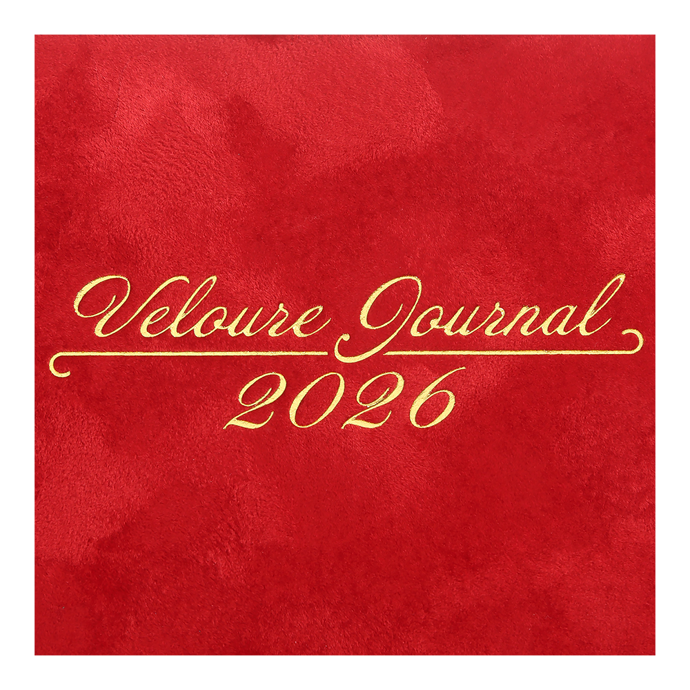 Щоденник датований A5, 2026 Velour, червоний, BM.2134-05 3